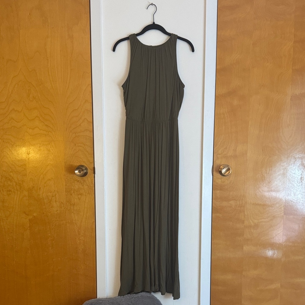 Olive Green Maxi Dress